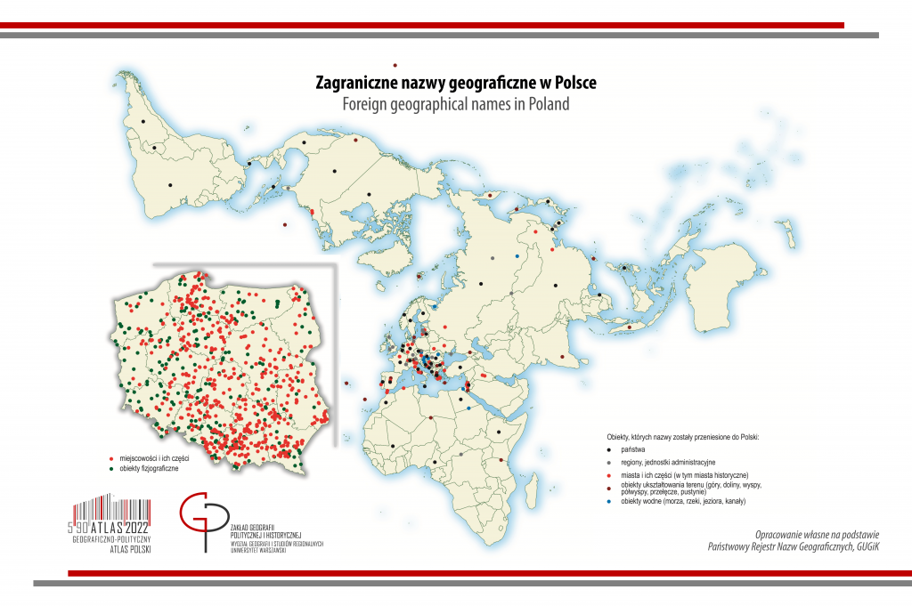 Mapa Tygodnia Zagraniczne Nazwy Geograficzne W Polsce Geograficzno