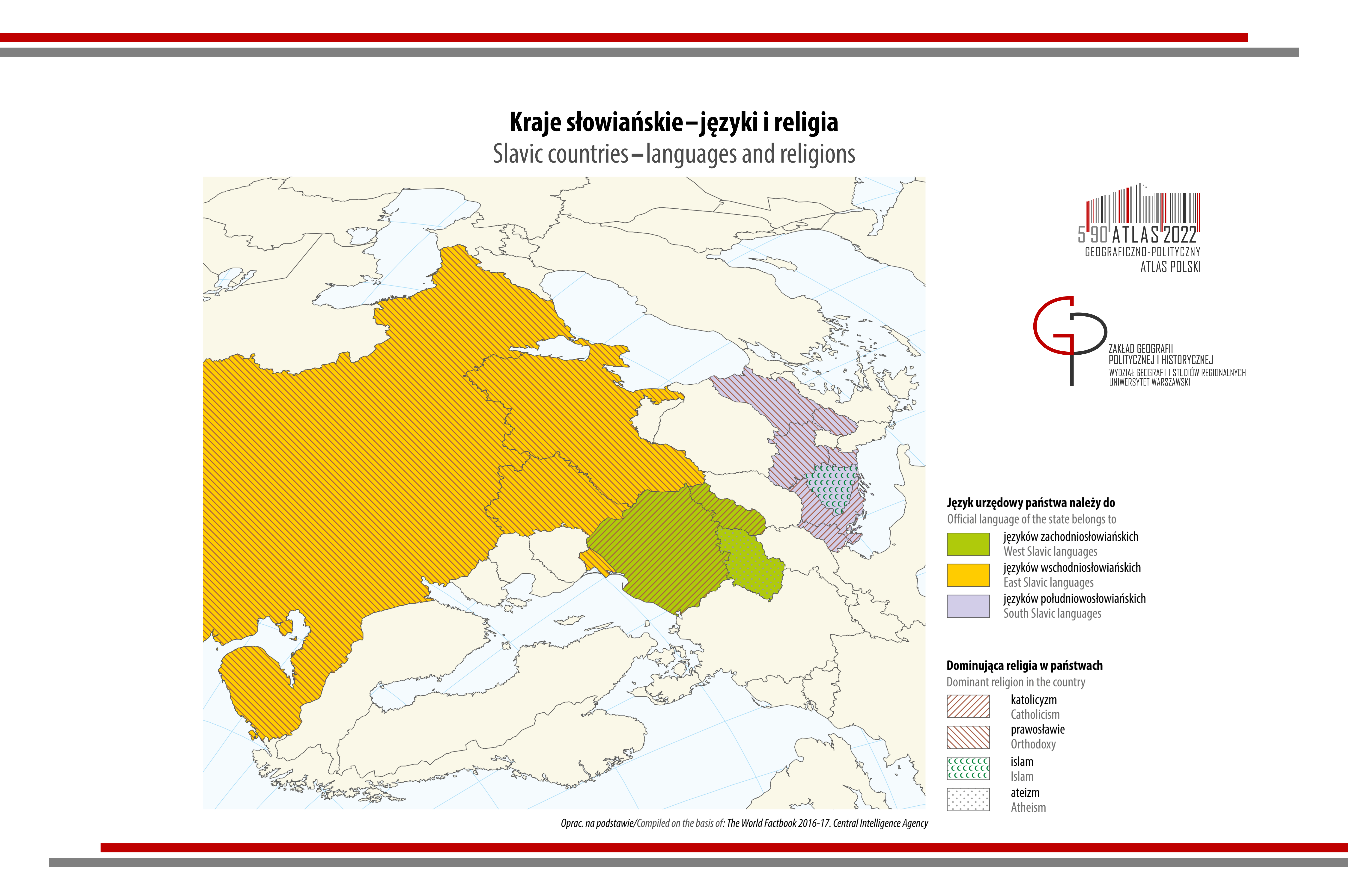 MAPA TYGODNIA: Kraje słowiańskie - języki i religia