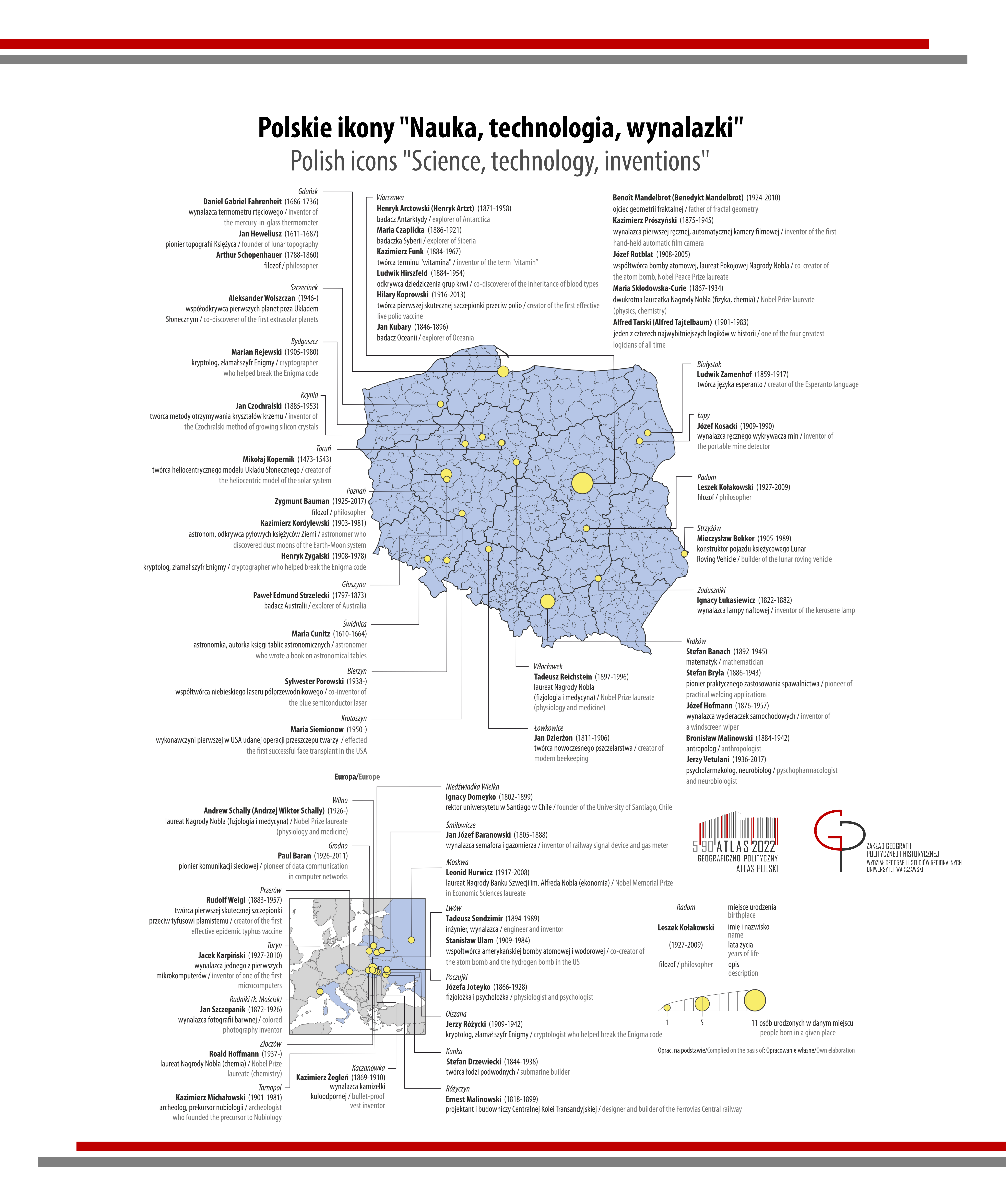 MAPA TYGODNIA: Polskie ikony cz. 2 - "Nauka, technologia, wynalazki"