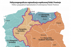 POLITYCZNOGEOGRAFICZNA REGIONALIZACJA WSPÓŁCZESNEJ POLSKI: prowincje