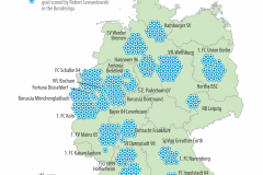 MAPA TYGODNIA: Osiągnięcia Roberta Lewandowskiego w Bundeslidze