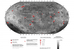 MAPA TYGODNIA: Księżyc. Obiekty noszące nazwy związane z Polską i udział Polaków w eksploracji naturalnego satelity Ziemi