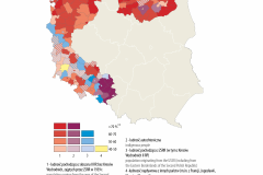 MAPA TYGODNIA: Ludność Ziem Zachodnich i Północnych wg pochodzenia terytorialnego w 1950 r.